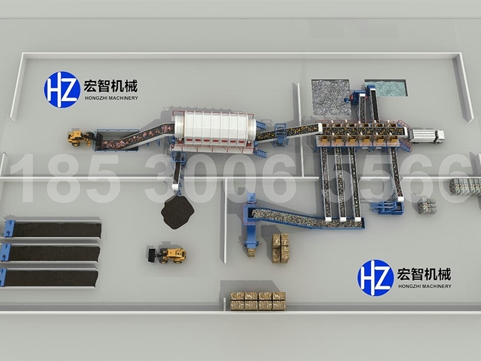 生活垃圾分選設備焚燒發電燒完后的灰會殘留多少?